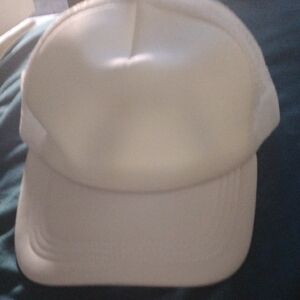 White Trucker Hat